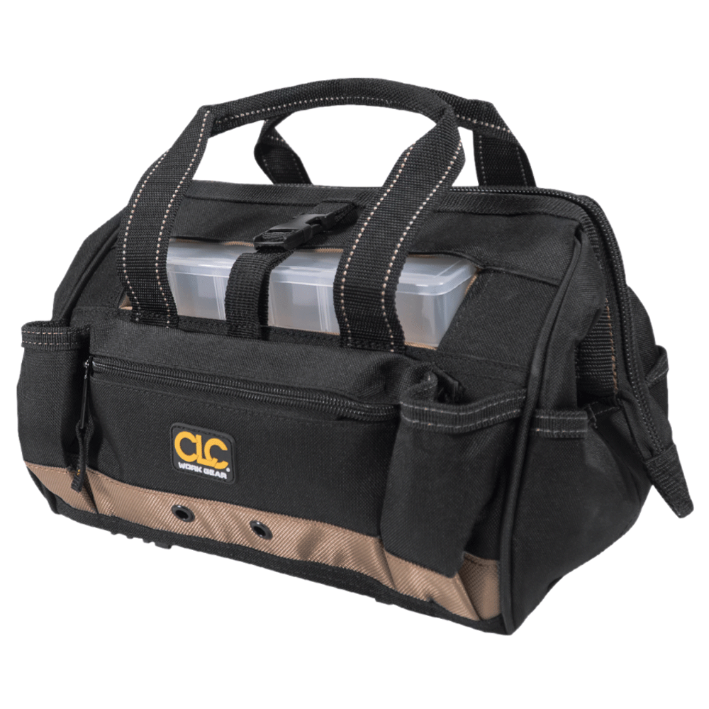 CLC Small Tote Tool Bag with Plastic Tray