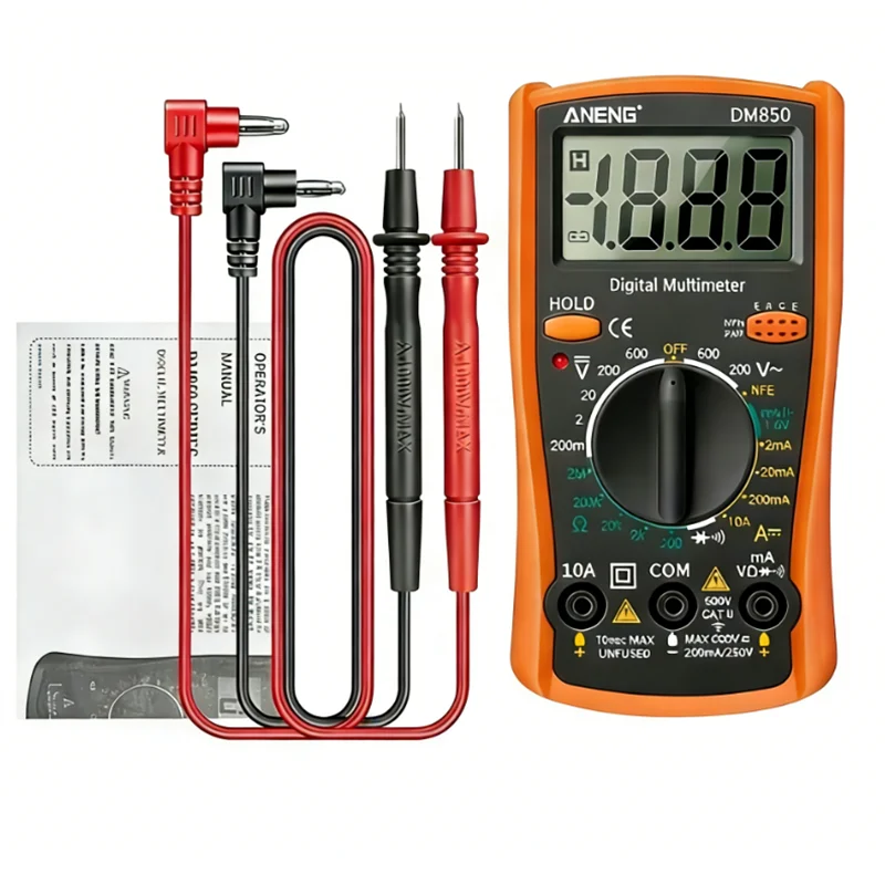 DM850 Professional Digital Multimeter – AC/DC Tester
