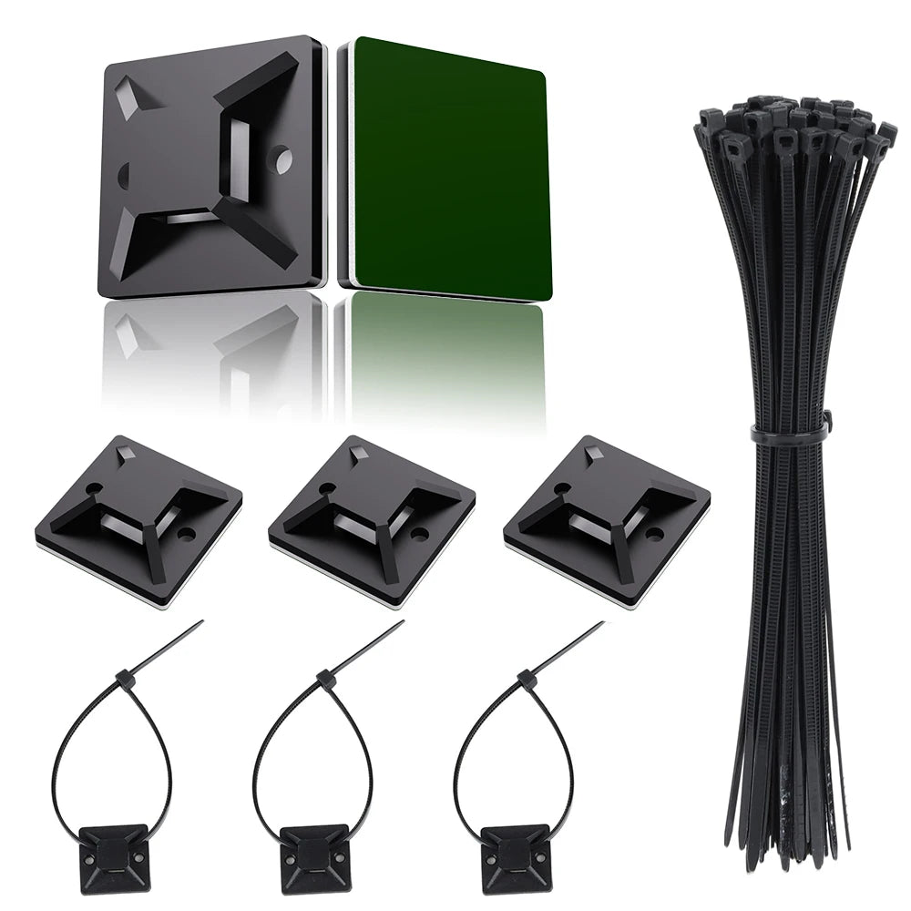 Self-Adhesive Cable Tie Mounts