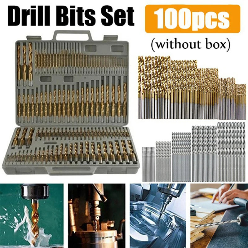 Titanium Coated HSS Micro Drill Bit Set