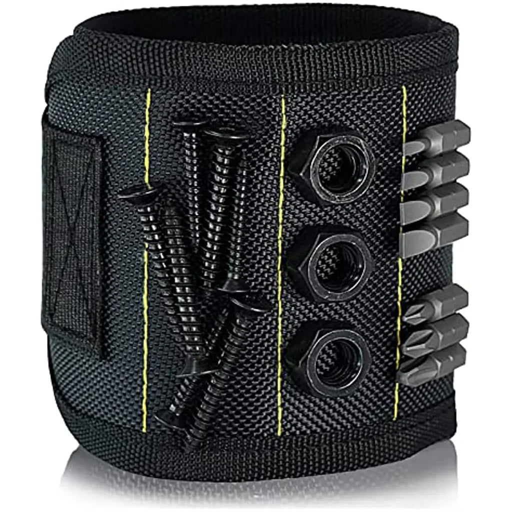 Magnetic Wristband Tool Holder – Strong Magnetic Wrist Strap for Screws & Drill Bits