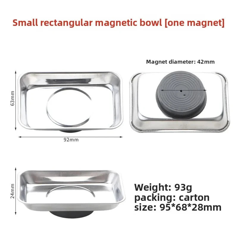 Magnetic Stainless Steel Parts Tray