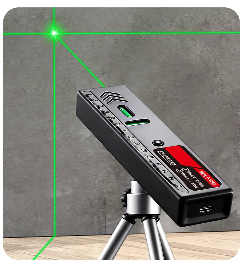 Professional Green Beam Laser Level – Cross Line Level with Magnetic Base