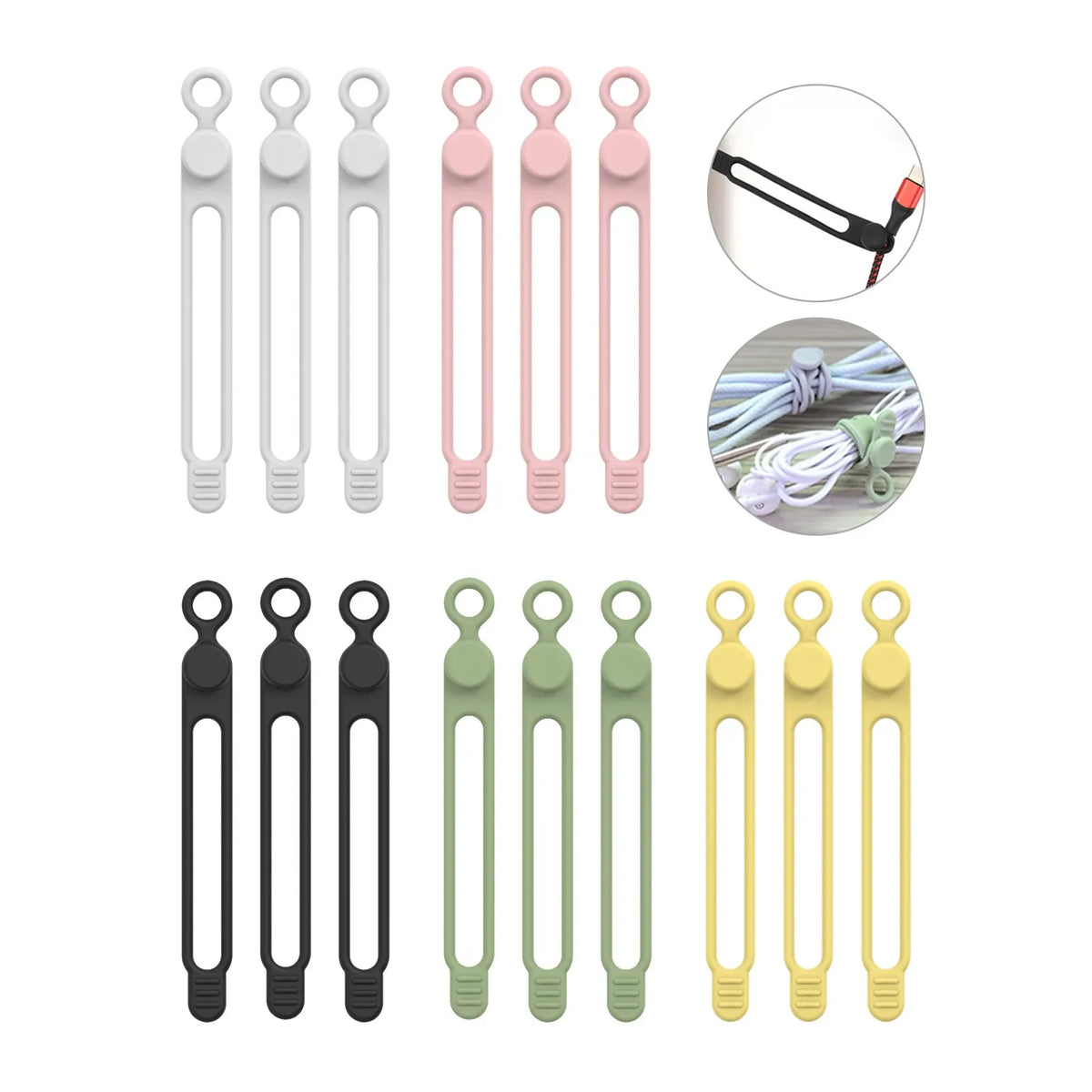 Reusable Silicone Cable Ties