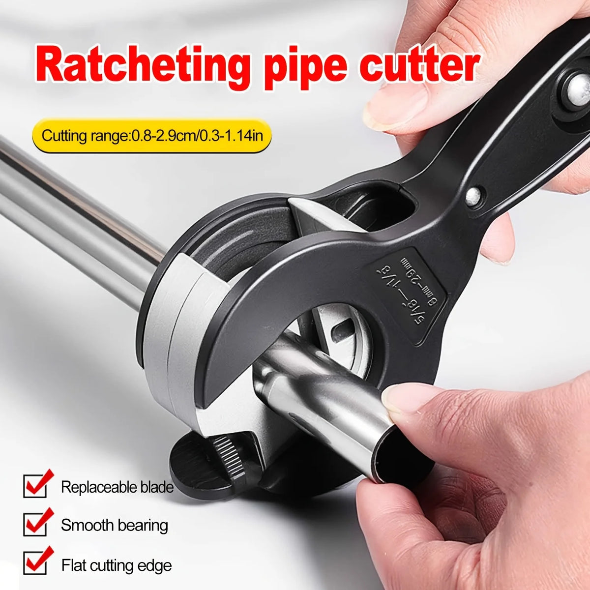 Professional Ratchet Pipe Cutter – Heavy-Duty Tube Cutting Tool