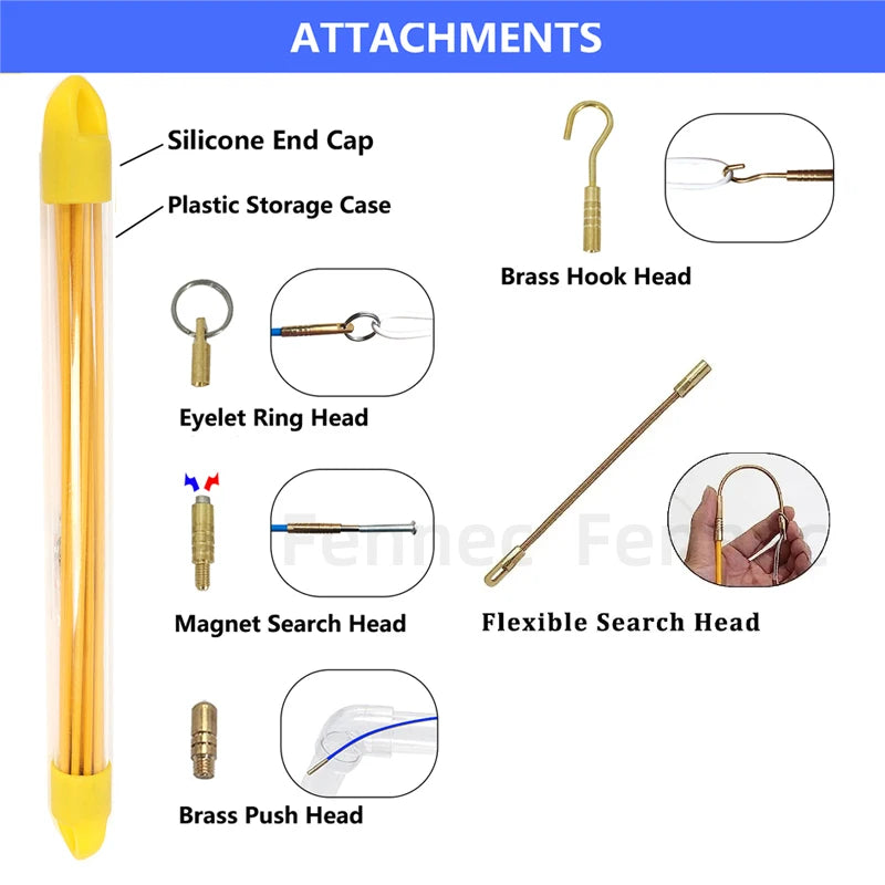Fibreglass Cable Rod Kit