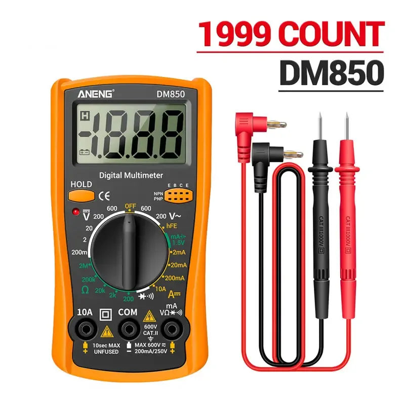 DM850 Professional Digital Multimeter – AC/DC Tester