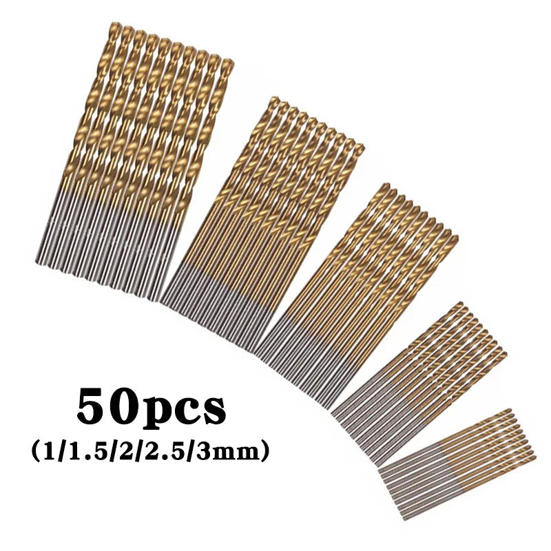Titanium Coated HSS Drill Bit Set