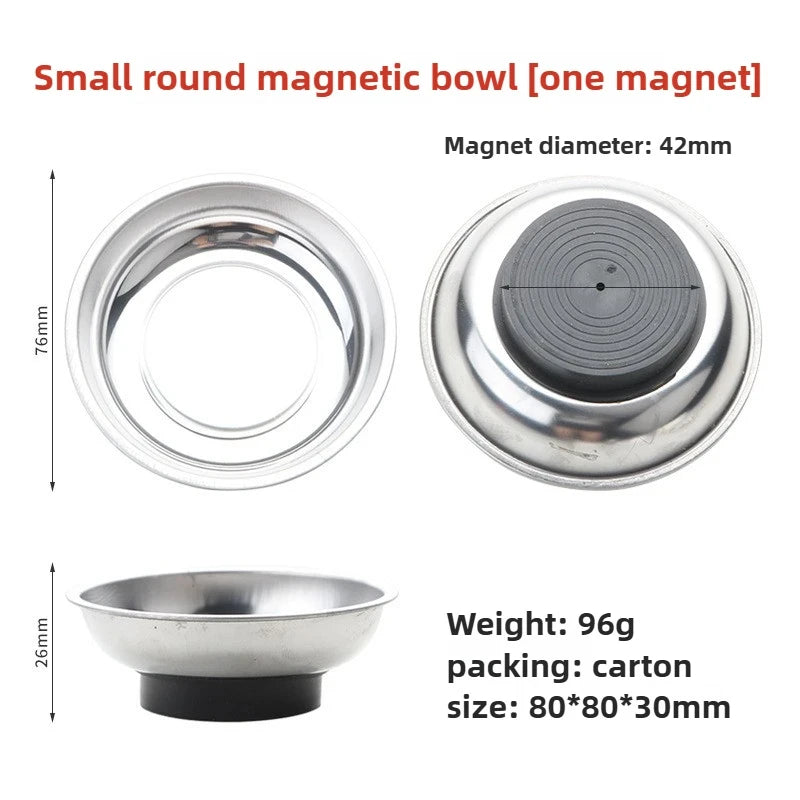 Magnetic Stainless Steel Parts Tray