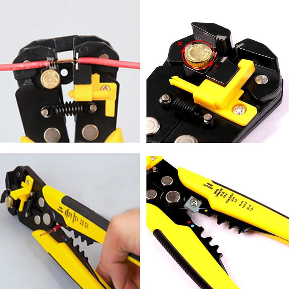 Professional Automatic Wire Stripper, Cutter & Ferrule Crimping Tool