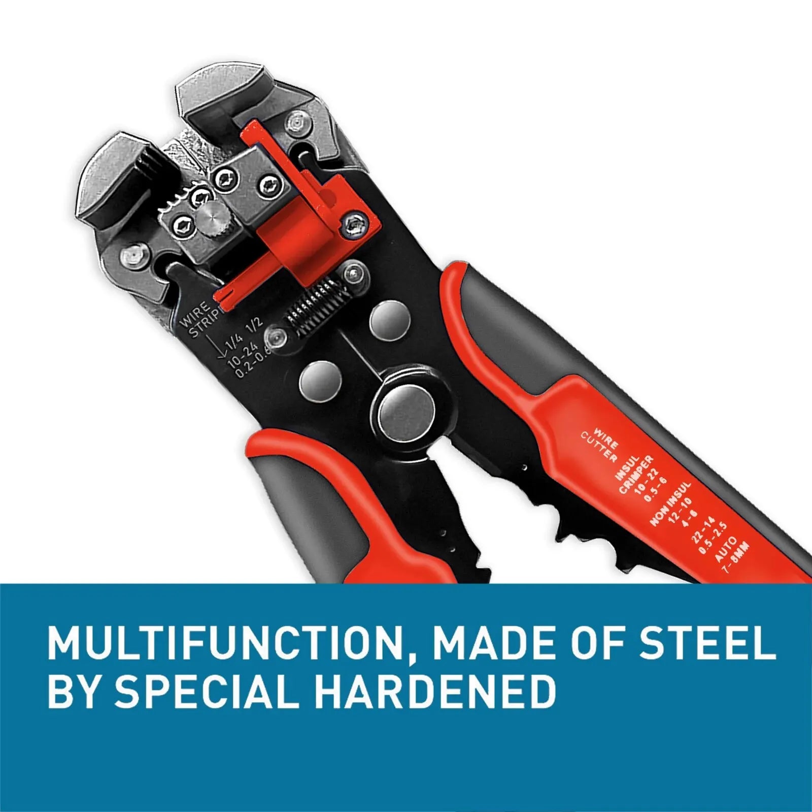 Professional Automatic Wire Stripper, Cutter & Crimper