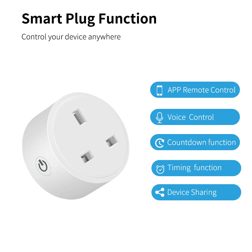 20A Smart Wi-Fi Plug Socket