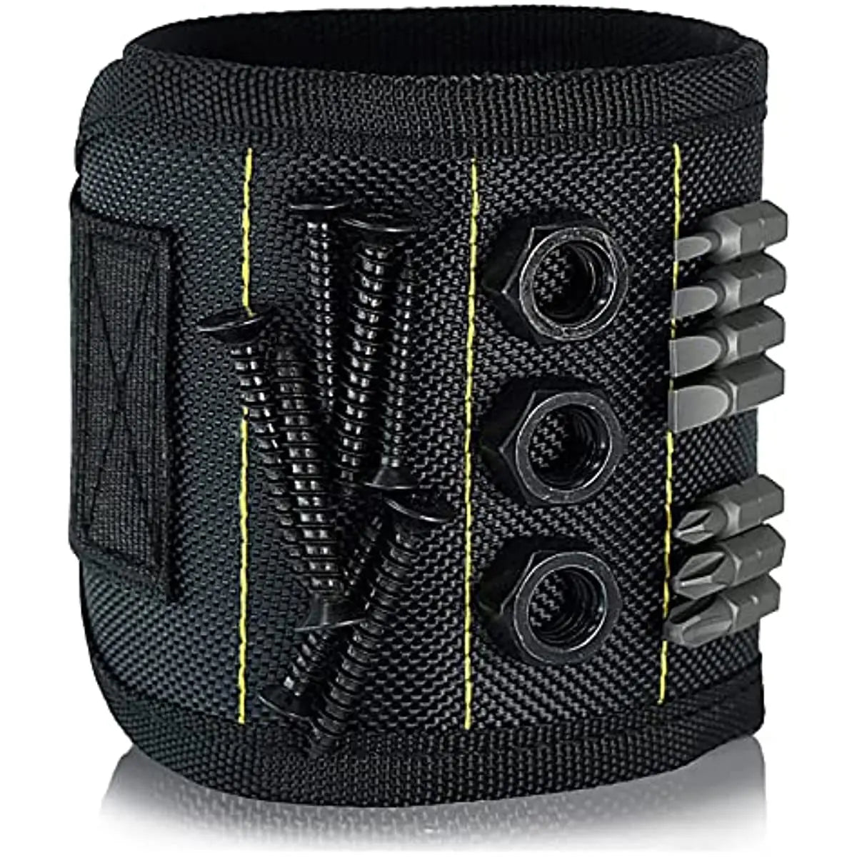 Magnetic Wristband Tool Holder – Strong Magnetic Wrist Strap for Screws & Drill Bits