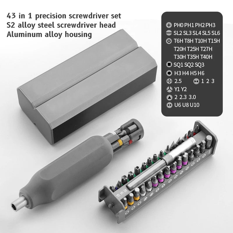 46-in-1 Precision Screwdriver Repair Tool Kit