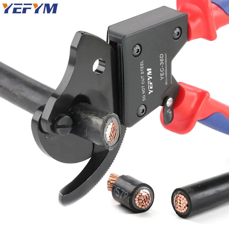Heavy-Duty Ratcheting Cable Cutters – Up to 240mm² Copper & Aluminium