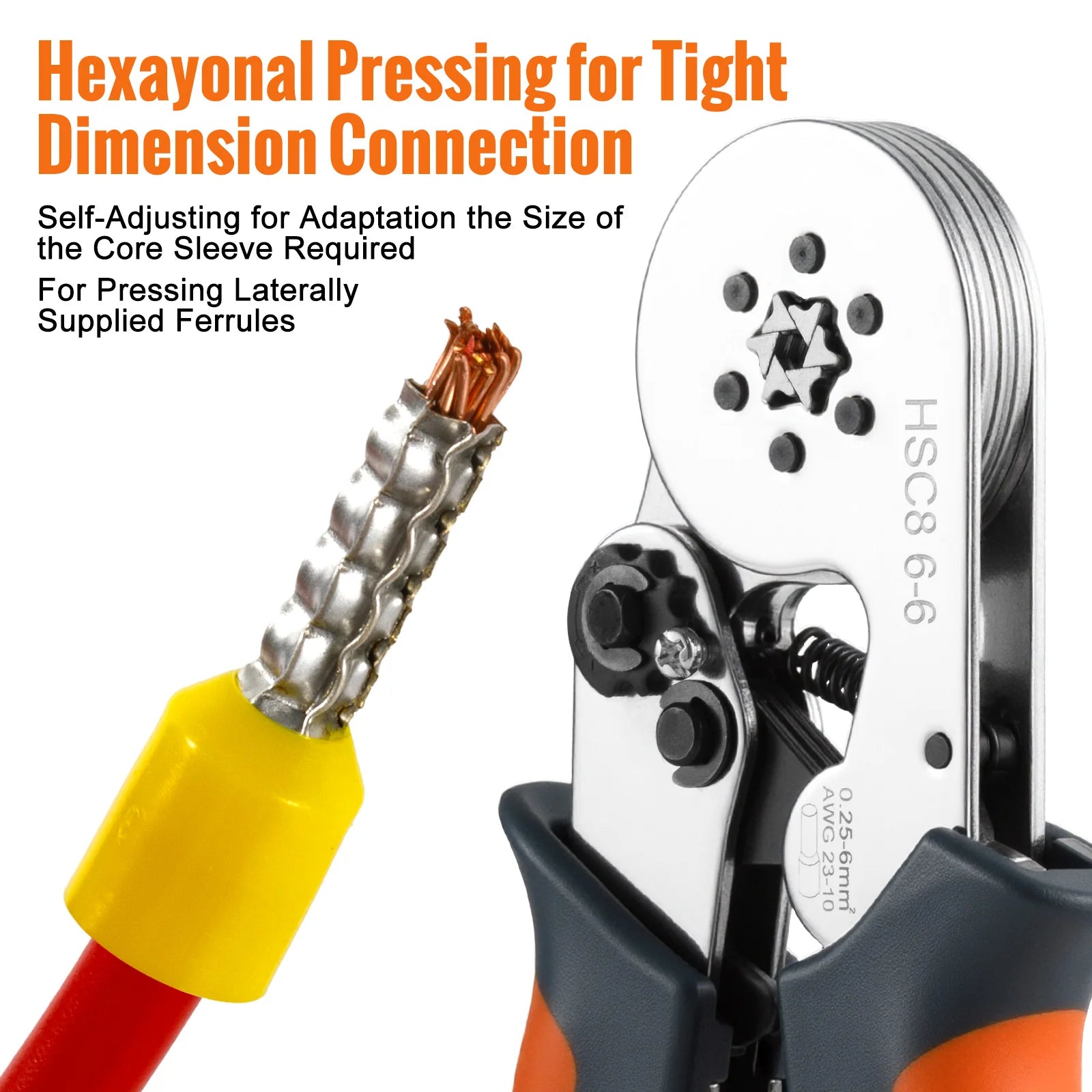 Professional Automatic Wire Stripper, Cutter & Ferrule Crimping Tool