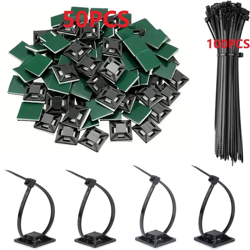 Self-Adhesive Cable Tie Mounts