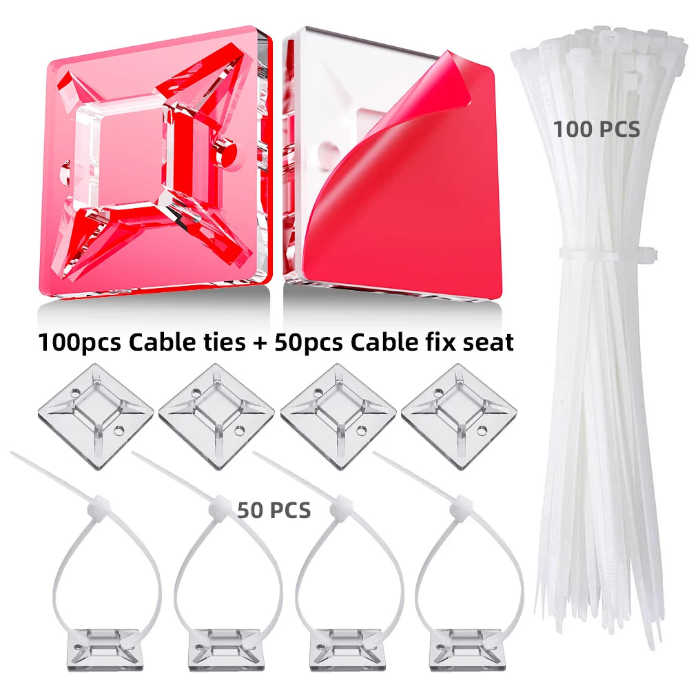 Self-Adhesive Cable Tie Mounts