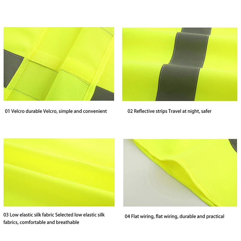 Reflective High Visibility Safety Vest