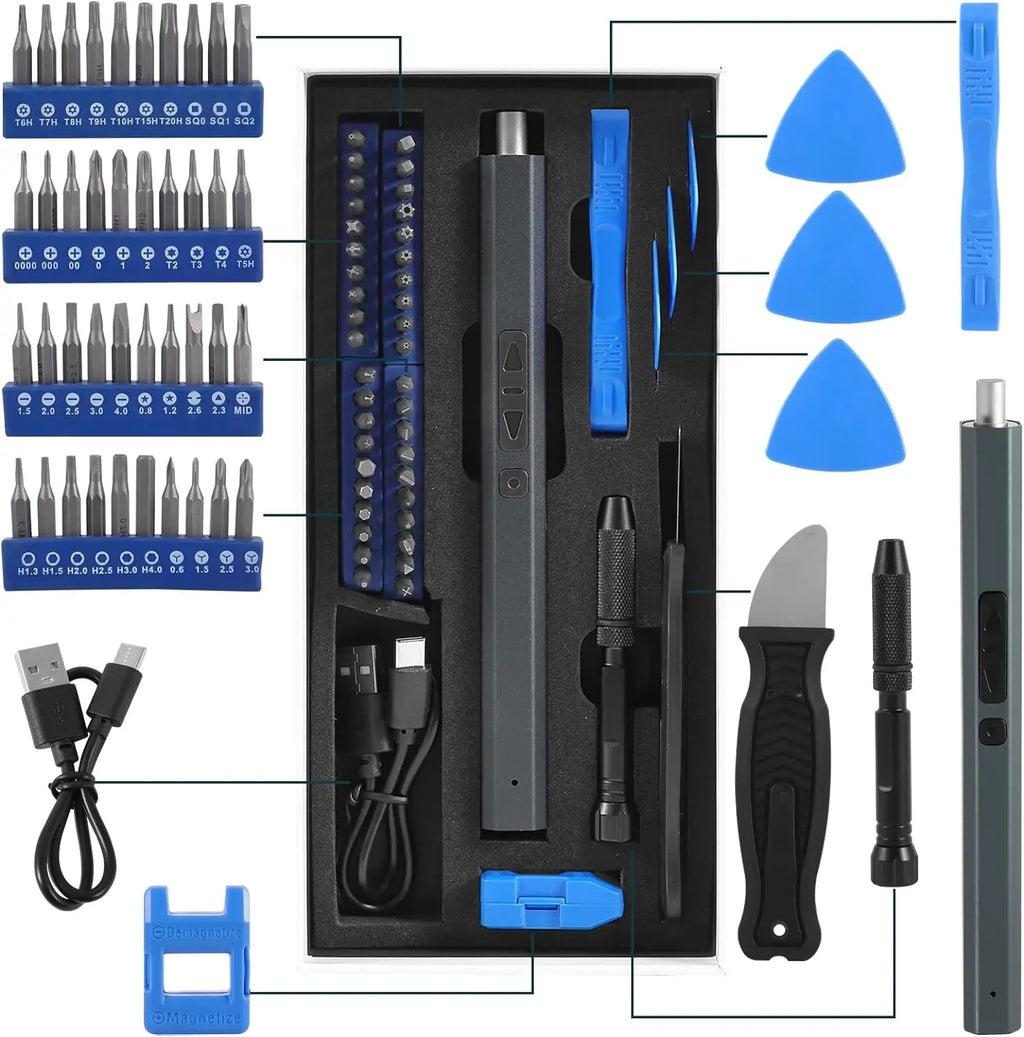 Cordless Precision Electric Screwdriver Set