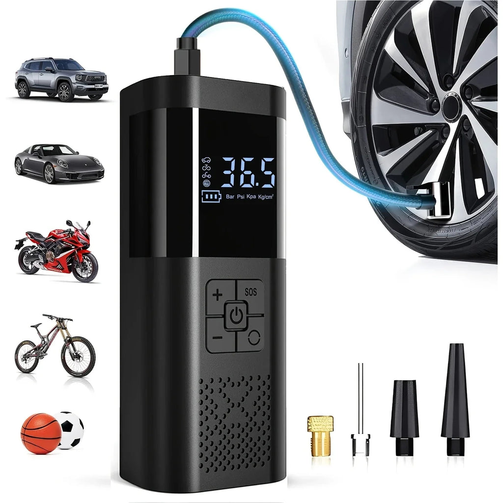 Portable Cordless Car Tyre Inflator – 150 PSI