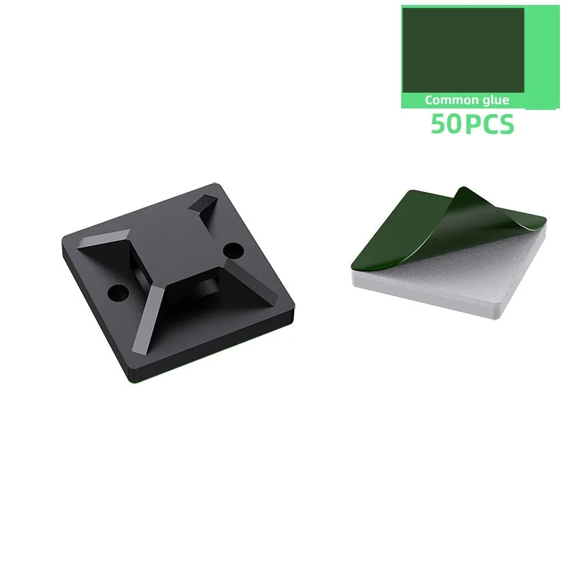 Self-Adhesive Cable Tie Mounts