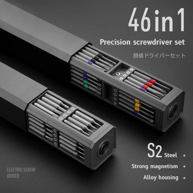 46-in-1 Precision Screwdriver Repair Tool Kit