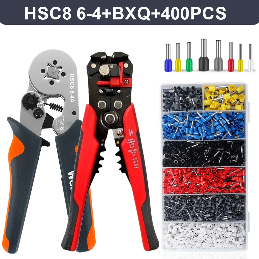 Professional Automatic Wire Stripper, Cutter & Ferrule Crimping Tool