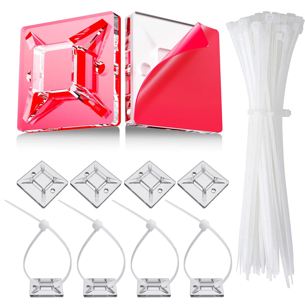 Self-Adhesive Cable Tie Mounts