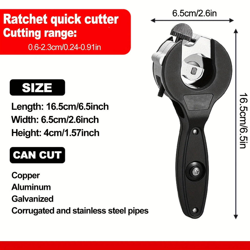 Professional Ratchet Pipe Cutter – Heavy-Duty Tube Cutting Tool