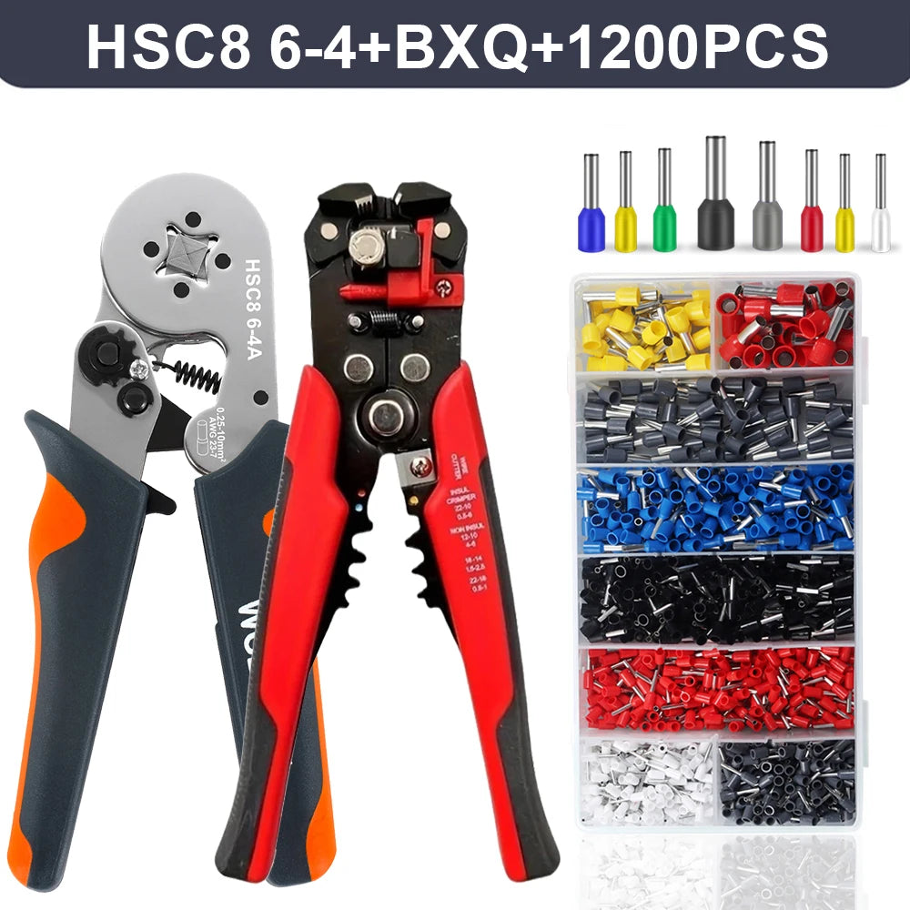 Professional Automatic Wire Stripper, Cutter & Ferrule Crimping Tool