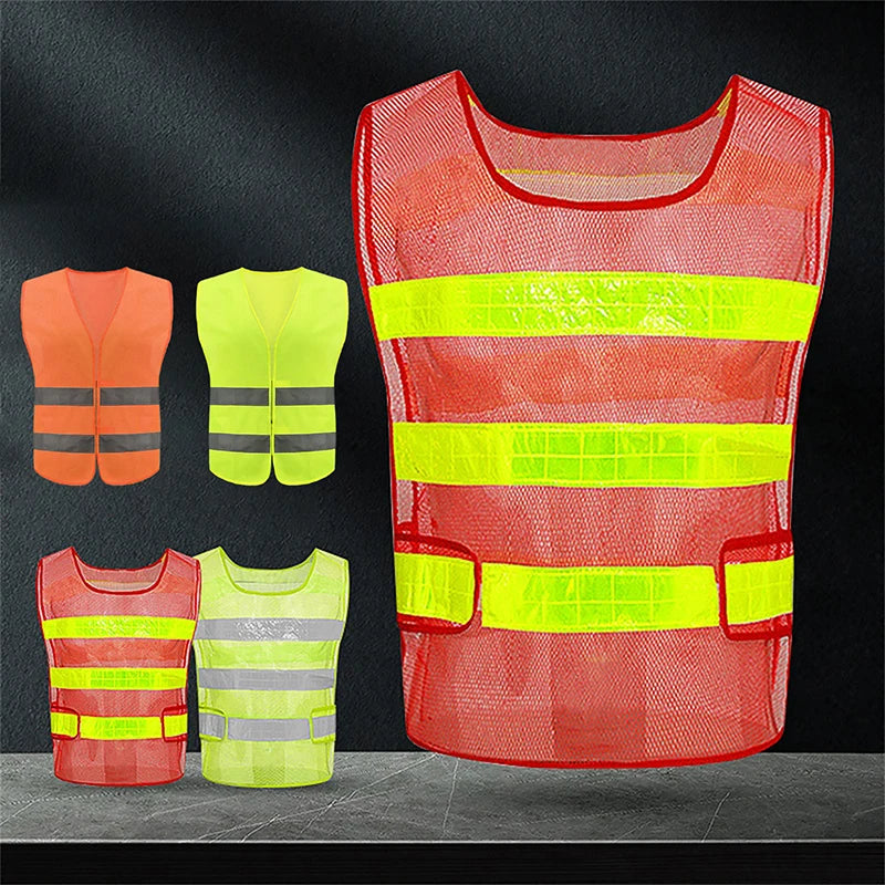 Reflective High Visibility Safety Vest