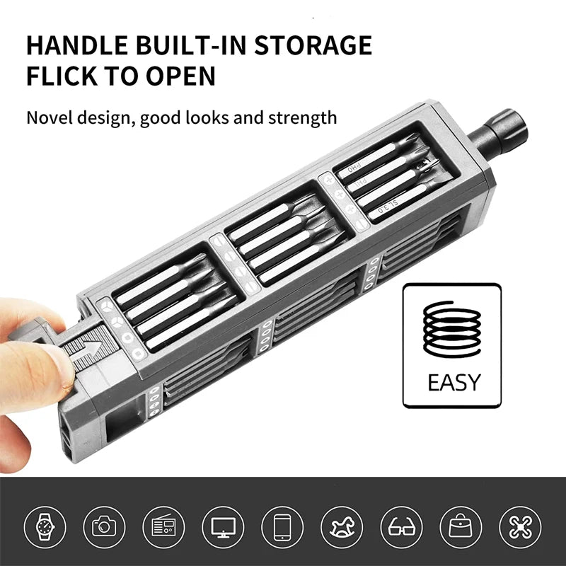 46-in-1 Precision Screwdriver Repair Tool Kit