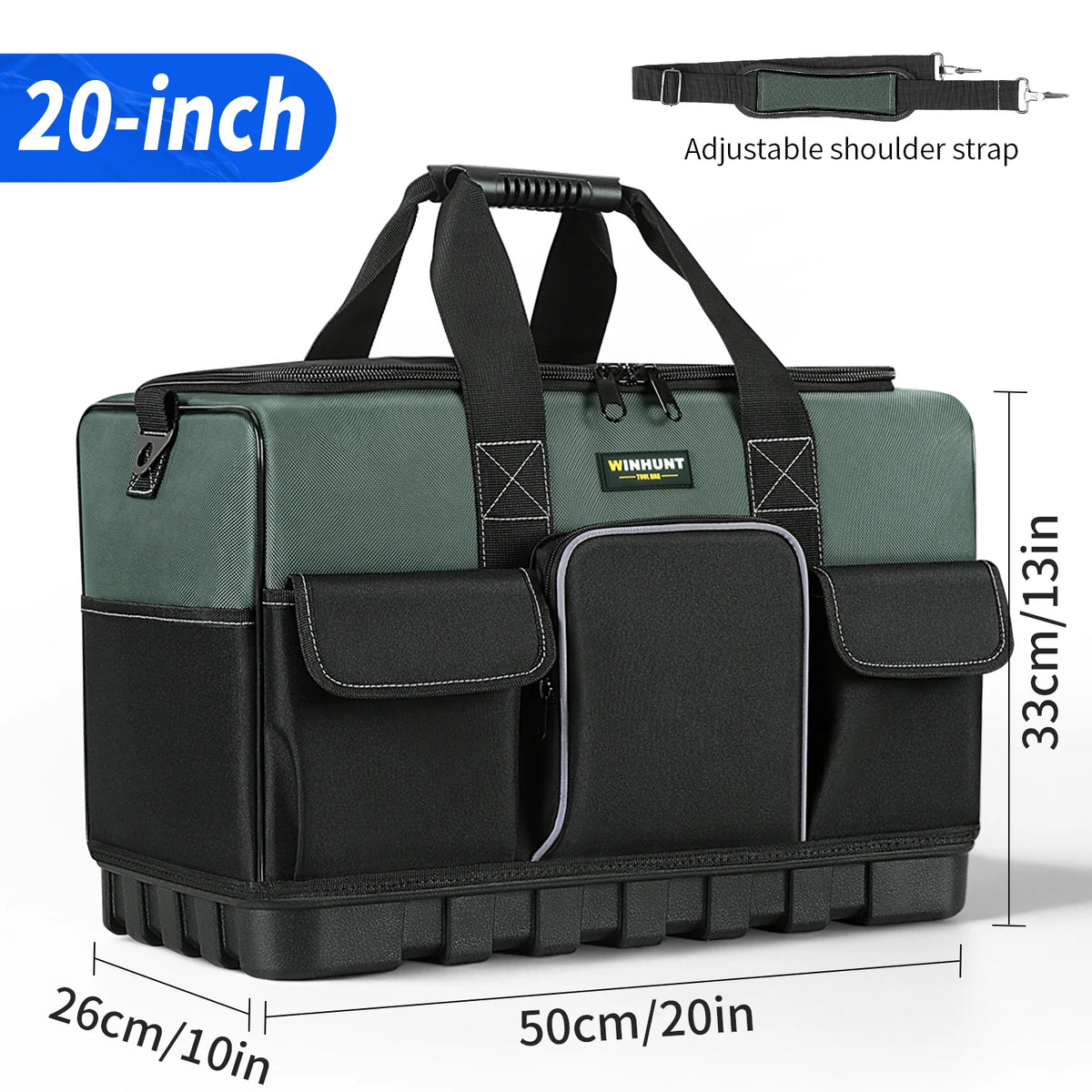 Heavy Duty Wide Mouth Tool Organiser Bag