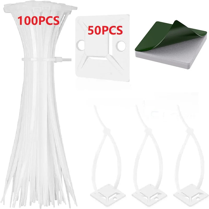 Self-Adhesive Cable Tie Mounts