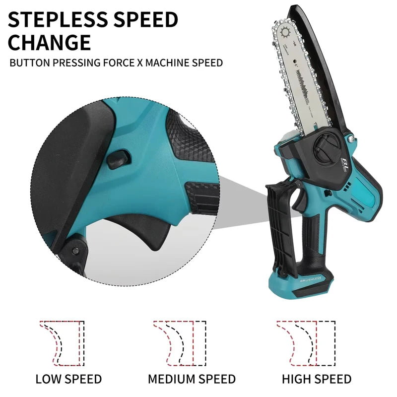 6-Inch Cordless Mini Chainsaw