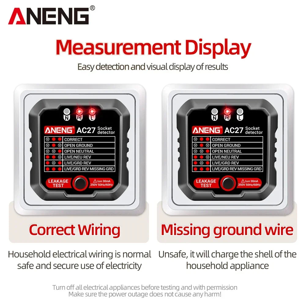ANENG AC27 Socket Tester