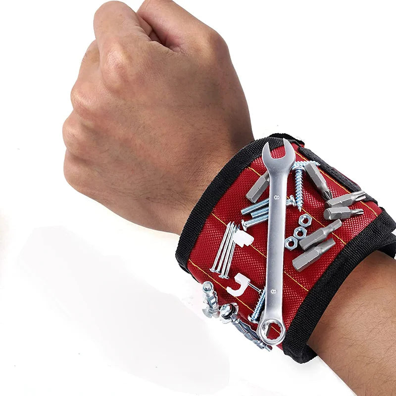 Magnetic Wristband Tool Holder – Strong Magnetic Wrist Strap for Screws & Drill Bits