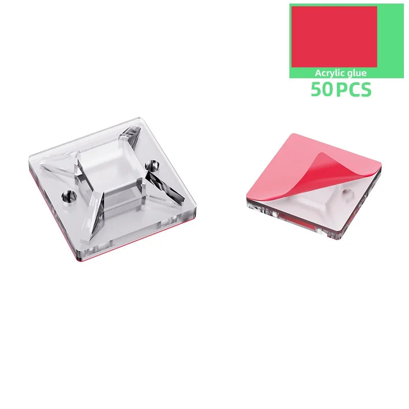 Self-Adhesive Cable Tie Mounts