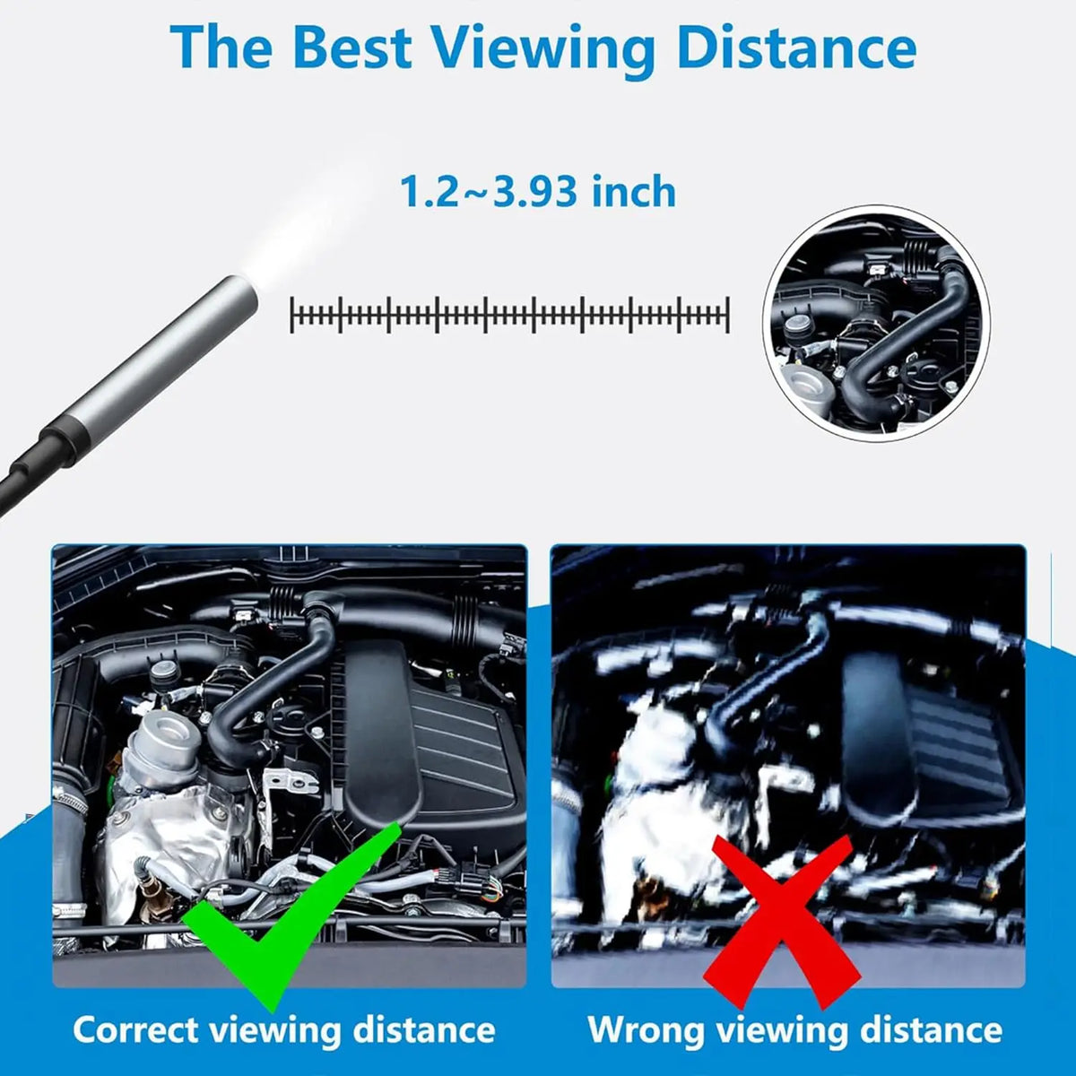 Industrial Endoscope Inspection Camera for Android & iPhone