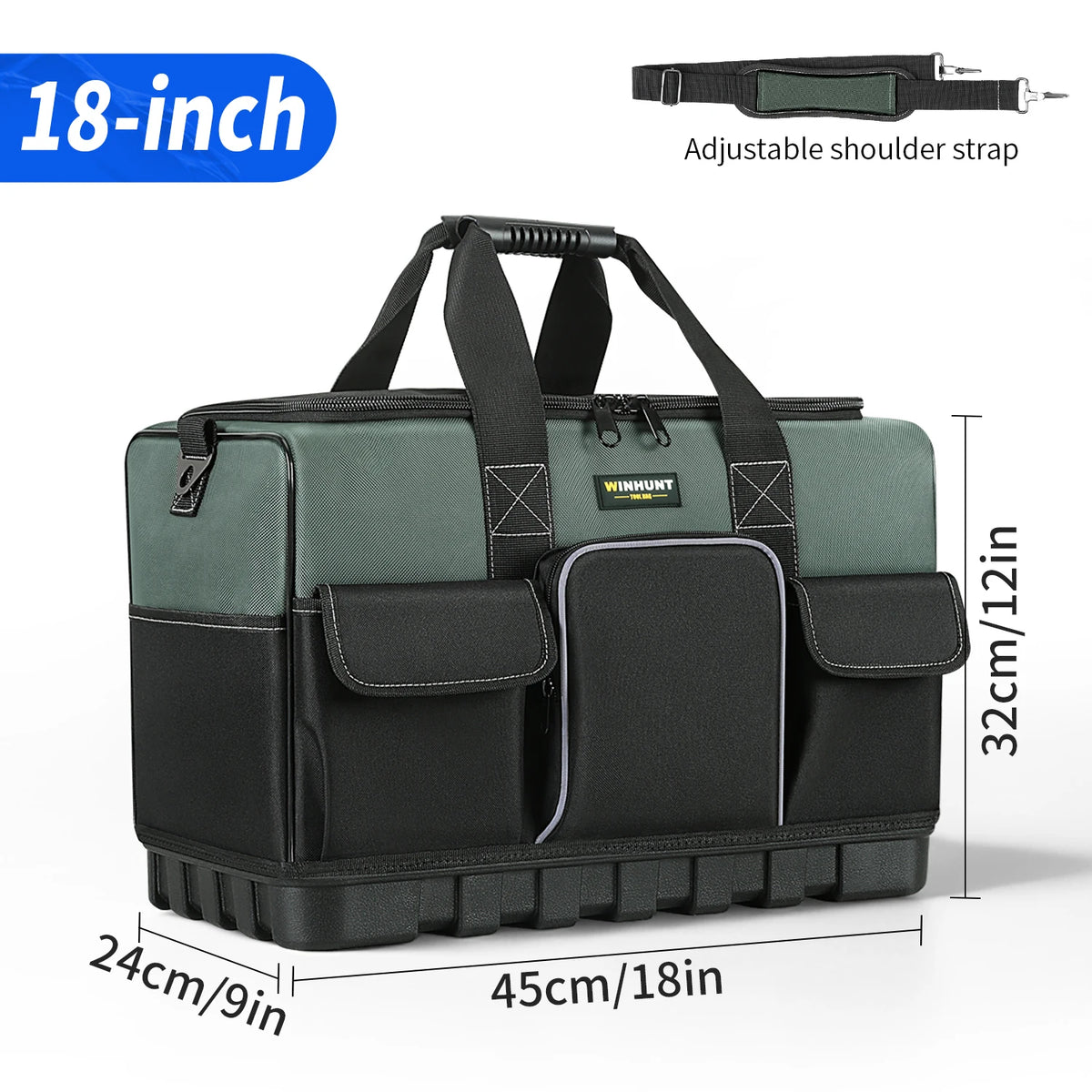 Heavy Duty Wide Mouth Tool Organiser Bag