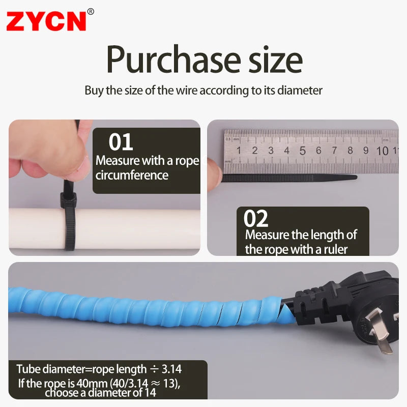 2M Spiral Cable Protector