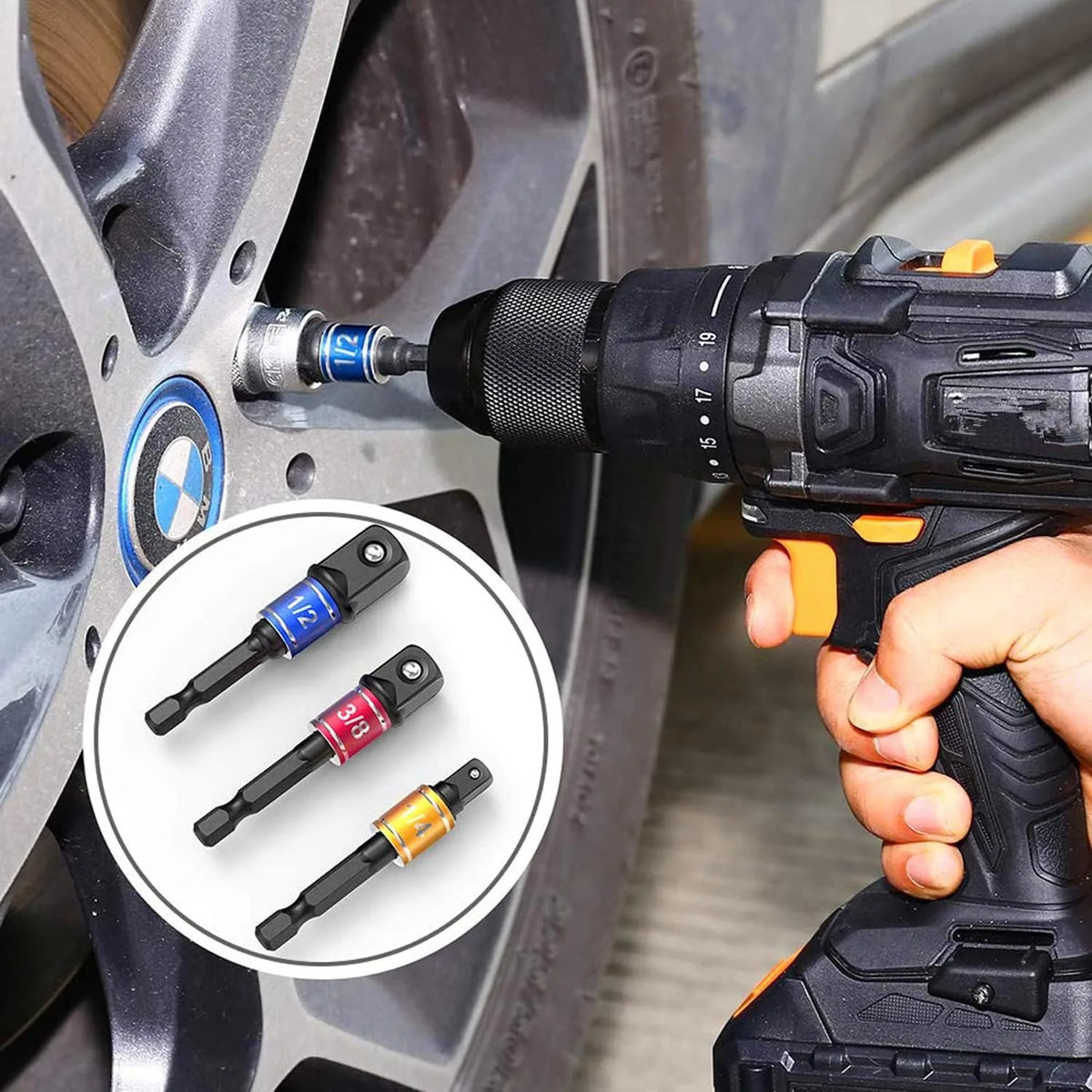 105° Right Angle Socket Adapter Set