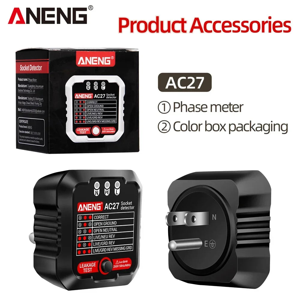 ANENG AC27 Socket Tester