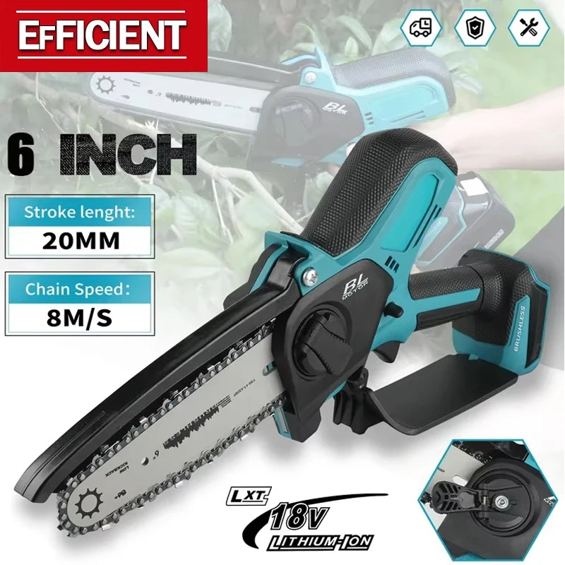 6-Inch Cordless Mini Chainsaw