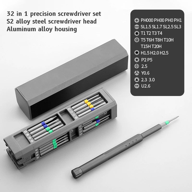 46-in-1 Precision Screwdriver Repair Tool Kit