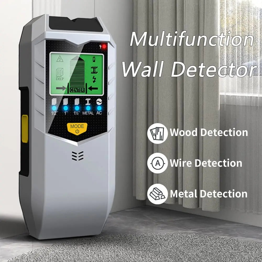 5-in-1 Wall Scanner & Stud Finder With Live Wire Detection