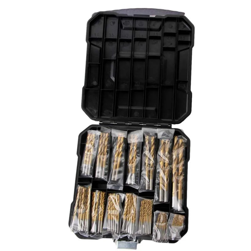 Titanium Coated HSS Drill Bit Set