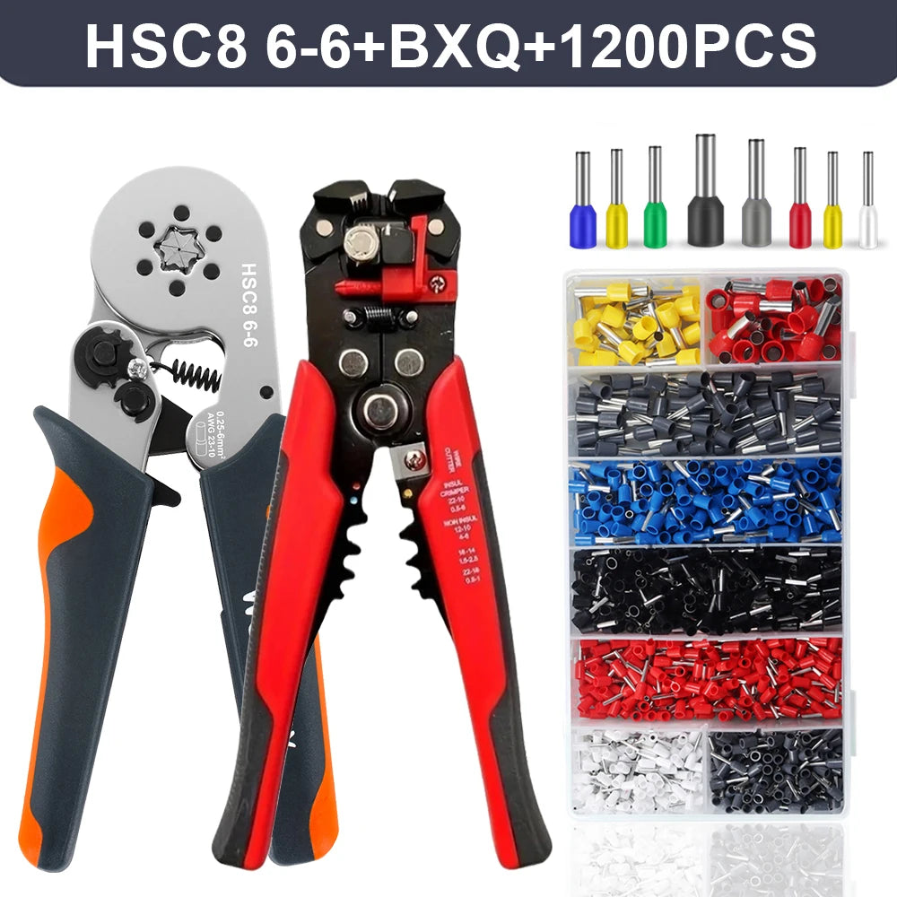 Professional Automatic Wire Stripper, Cutter & Ferrule Crimping Tool