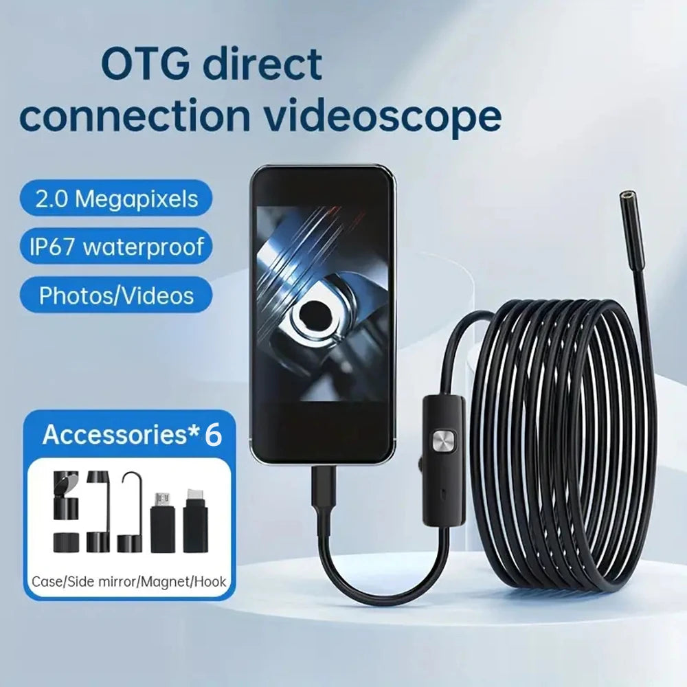 HD 1920P USB Endoscope Inspection Camera for Android & iPhone